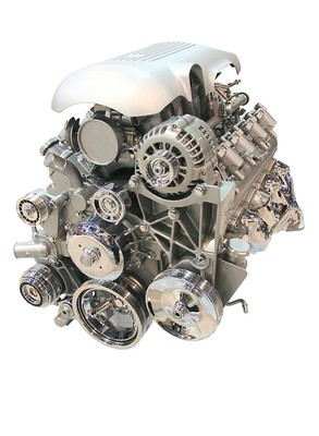 clean picture of an engine with white background